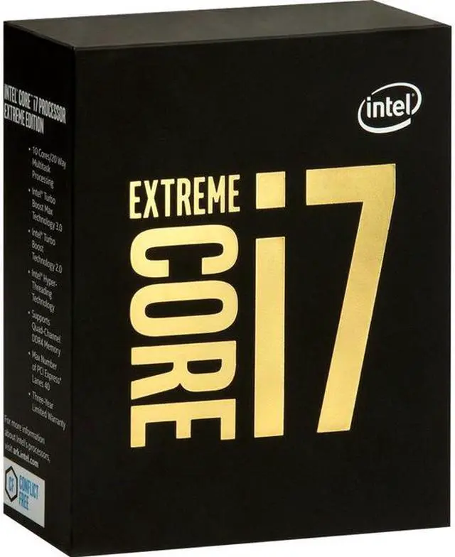 Alt view image 5 of 5 - Intel BX80671I76950X Core i7 Extreme Edition i7-6900 i7-6950X Deca-core (10 Core) 3 GHz Processor - Retail Pack