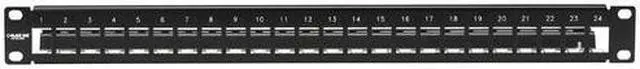 Alt view image 2 of 8 - BLACK BOX JPM10GF24 PATCH PANEL - CAT7, 1U, 24-PORT, GSA, TAA, 45 DAY STANDARD RETURN POLICY