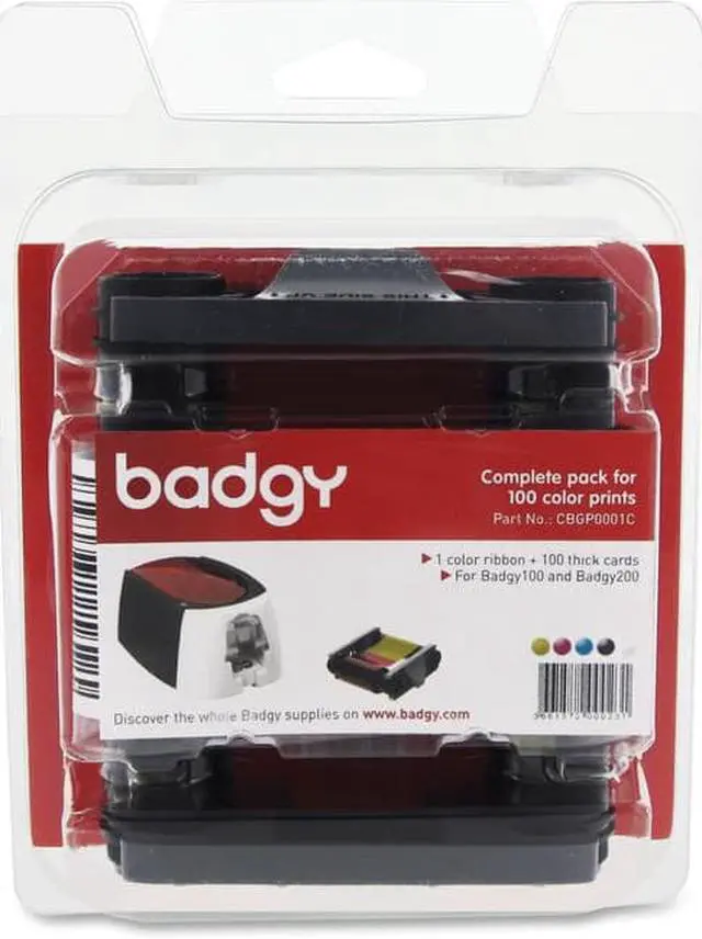 Alt view image 9 of 11 - Evolis Ribbon/Card Kit