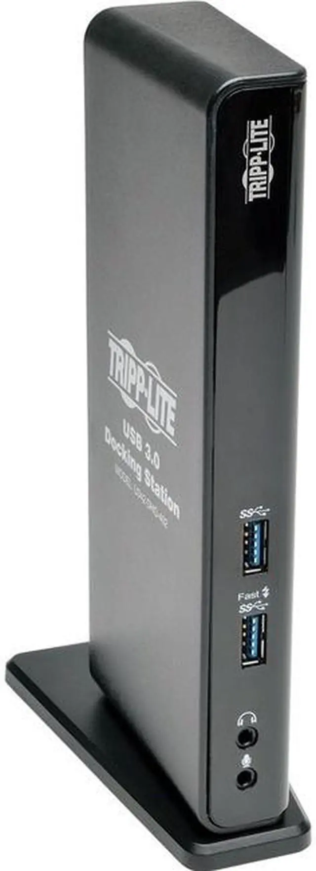 Alt view image 5 of 5 - Tripp Lite USB 3.0 SuperSpeed Laptop Dual Head Docking Station - HDMI and DVI Video, Audio, USB Hub Ports and Ethernet (U342-DHG-402)