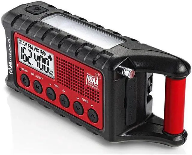 Alt view image 5 of 14 - Midland ER310 Portable Emergency Crank Weather Radio w/ AM/FM/Weather Alert