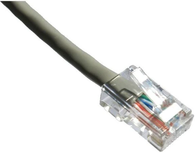 Alt view image 3 of 4 - Axiom C5ENB-G4-AX Patch Cable - Rj-45 (M) To Rj-45 (M) - 4 Ft - Utp - Cat 5E - Stranded - Gray