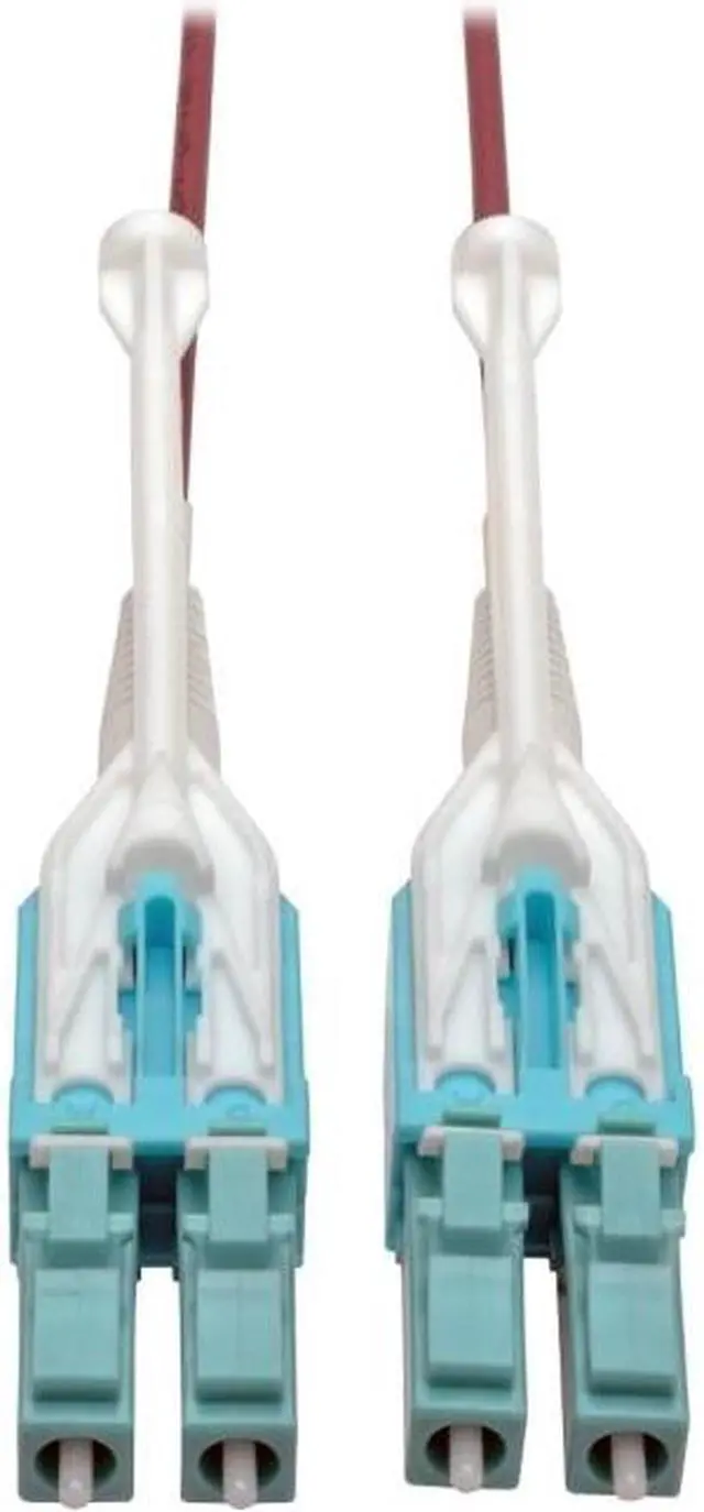 Alt view image 7 of 7 - Tripp Lite 10M 10Gb Duplex Multimode Fiber Patch Cable 50/125 OM4 LC/LC 33'