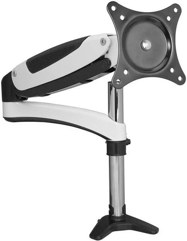 Alt view image 2 of 18 - Siig Inc Full-Motion Easy Access Single Monitor Desk Mount - White