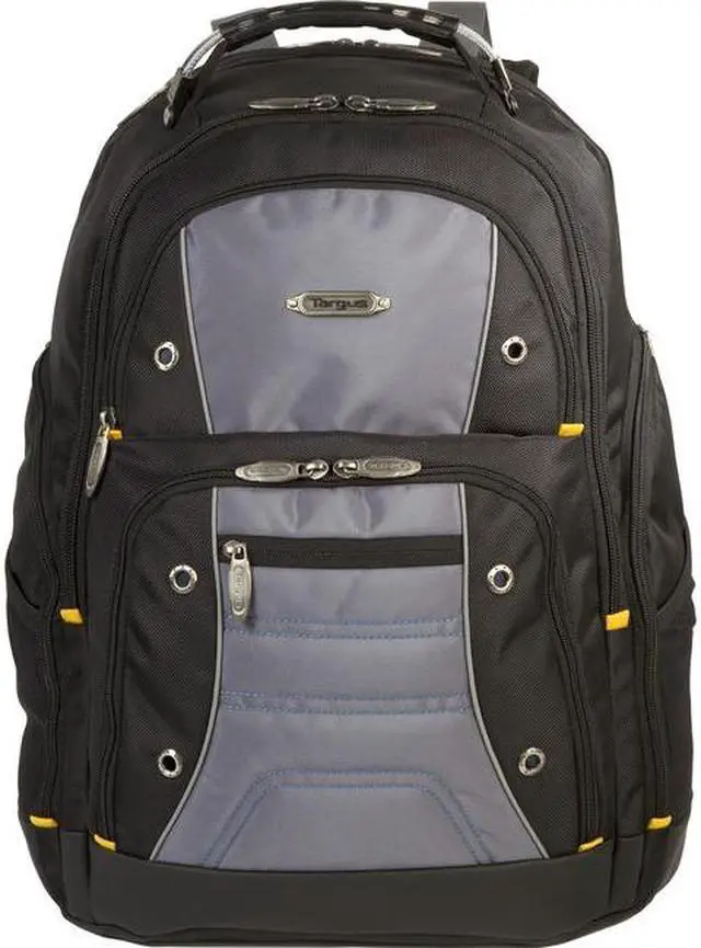 Alt view image 8 of 20 - Targus 17" Drifter II Laptop Backpack (Black/Gray) - TSB239US
