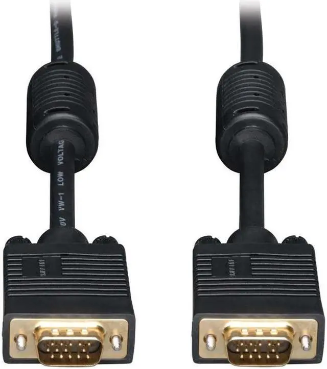 Alt view image 4 of 4 - Tripp Lite P502-010 10 ft. SVGA Monitor Gold Cable w/RGB Coax HD15M/M