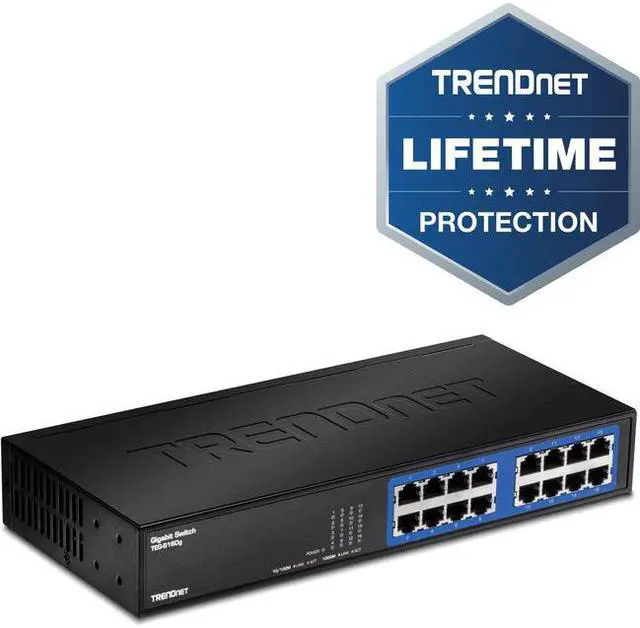 Alt view image 4 of 4 - TRENDNET - BUSINESS CLASS TEG-S16DG GREENNET 16PORT 10/100/1000