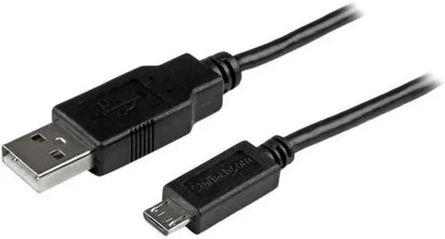 Alt view image 2 of 6 - StarTech.com 3m Long Mobile Charge Sync USB to Slim Micro USB Cable for Smartphones and Tablets - 24/30 AWG