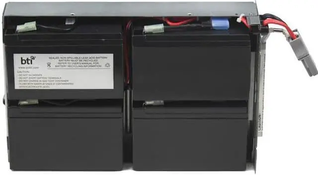 Alt view image 8 of 12 - Bti Replacement Battery Rbc132 For Apc - Ups Battery - Lead Acid