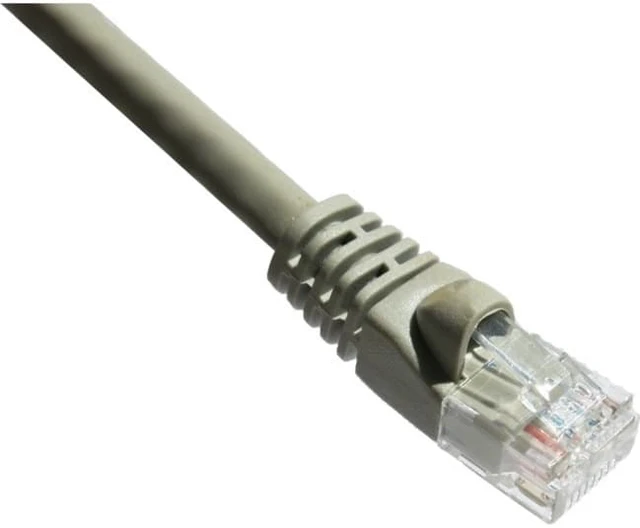 Alt view image 2 of 4 - Axiom AXG95800 Patch Cable - Rj-45 (M) To Rj-45 (M) - 7 Ft - Utp - Cat 6A - Ieee 802.3An - Molded, Snagless, Stranded - Gray