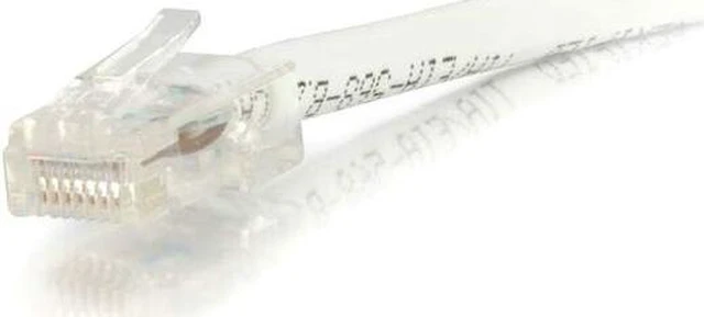 Alt view image 6 of 7 - C2G 04244 Cat6 Cable - Non-Booted Unshielded Ethernet Network Patch Cable, White (15 Feet, 4.57 Meters)