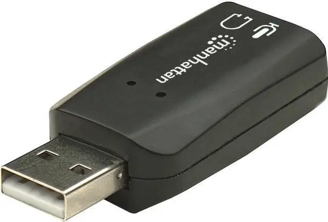 Alt view image 19 of 20 - MANHATTAN HI-SPEED USB 2.0 3-D SOUND ADAPTER IMPROVES AUDIO ACCESS AND PERFORMAN