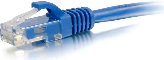 Alt view image 7 of 9 - C2G 00697 Cat6a Cable - Snagless Unshielded Ethernet Network Patch Cable, Blue (9 Feet, 2.74 Meters)