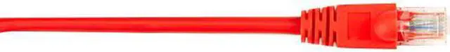 Main image of Black Box CAT5EPC-003-RD Black Box CAT5e Value Line Patch Cable, Stranded, Red, 3-ft. (0.9-m) - Category 5e for Network Device - Patch Cable - 3 ft - 1 x RJ-45 Male Network - 1 x RJ-45 Male Network -