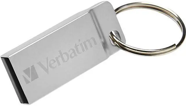 Main image of Verbatim 64GB Metal Executive USB Flash Drive - Silver 98750