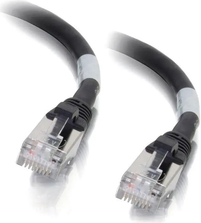 Alt view image 6 of 9 - C2G 00710 Cat6a Cable - Snagless Shielded Ethernet Network Patch Cable, Black (5 Feet, 1.52 Meters)