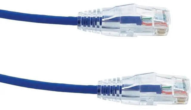 Alt view image 3 of 6 - Axiom C6BFSB-B12-AX Bendnflex Ultra-Thin - Patch Cable - Rj-45 (M) To Rj-45 (M) - 12 Ft - Utp - Cat 6 - Snagless - Blue
