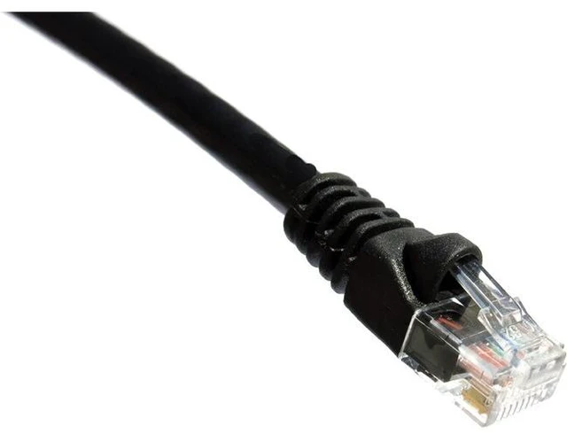 Main image of Axiom C5EMB-K6-AX Patch Cable - Rj-45 (M) To Rj-45 (M) - 6 Ft - Utp - Cat 5E - Molded, Snagless, Stranded - Black