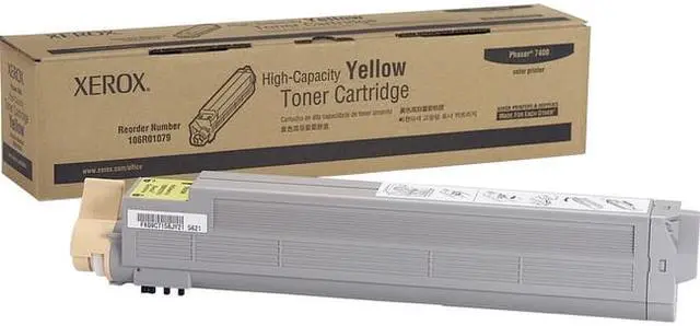 Alt view image 3 of 14 - XEROX 106R01079 YELLOW HIGH CAPACITY TONER CARTRIDGE, PHASER 7400, 106R01079