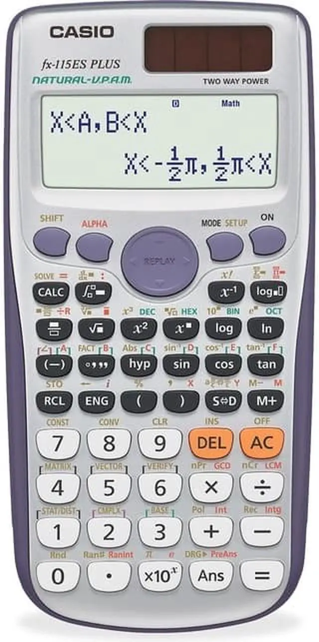 Alt view image 2 of 5 - Casio FX-115ESPLUS Advanced Scientific Calculator 10-Digit Natural Textbook