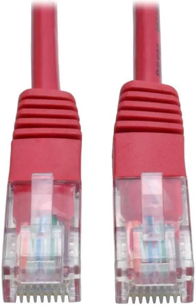 Alt view image 4 of 4 - TRIPP LITE N002-014-RD 14 ft. Cat 5E Red Cat5e 350MHz Molded Patch Cable