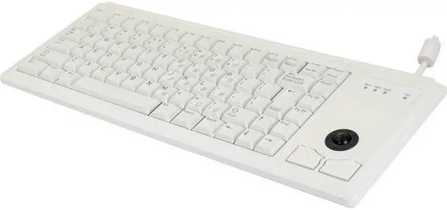 Alt view image 3 of 10 - Zf G84-4420Lpbeu-0 15-Ultraslim,Intl 83 Key Lay Optical Track Ball,Ps2,Grey