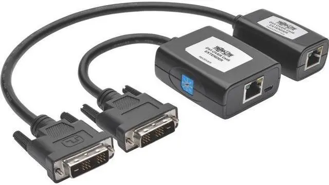 Alt view image 12 of 16 - Tripp Lite DVI over Cat5/6 Active Extender Kit, Transmitter & Receiver for Video, 1080p @ 60 Hz, Up to 125-ft., TAA (B140-101X-U)