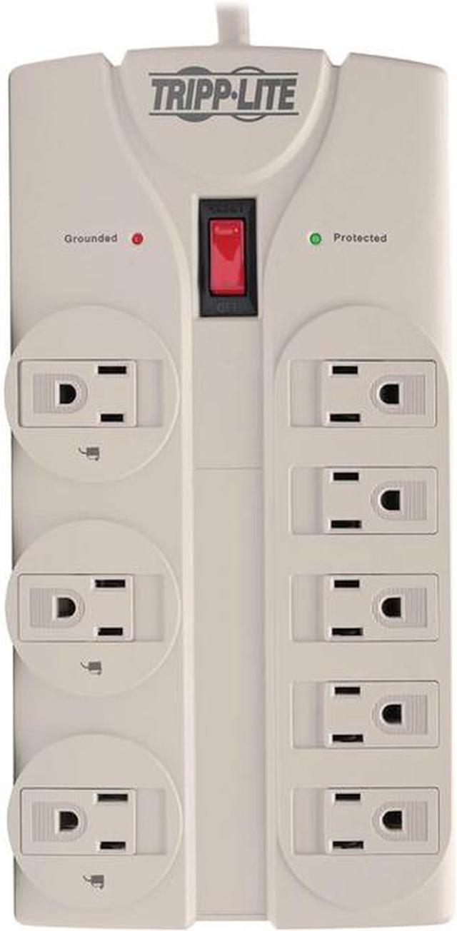 Alt view image 5 of 20 - Tripp Lite TLP808 8 Outlets 1440 Joules 8' Cord Protect It! Surge Suppressor