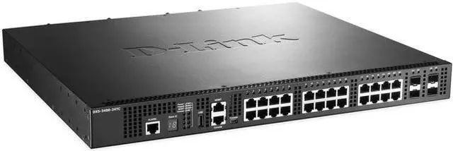 Main image of D-Link 24-Port Lite Layer 3 Stackable 10GbE Managed Switch
