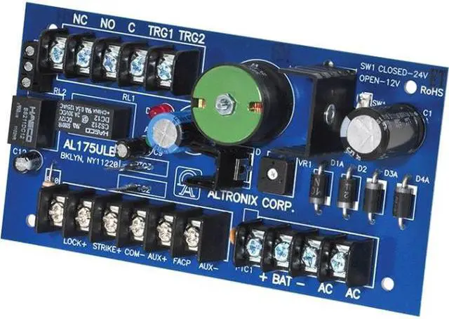 Alt view image 2 of 7 - ALTRONIX AL175ULB Power Supply 2Out 12Dc Or 24Dc @ 1.75A