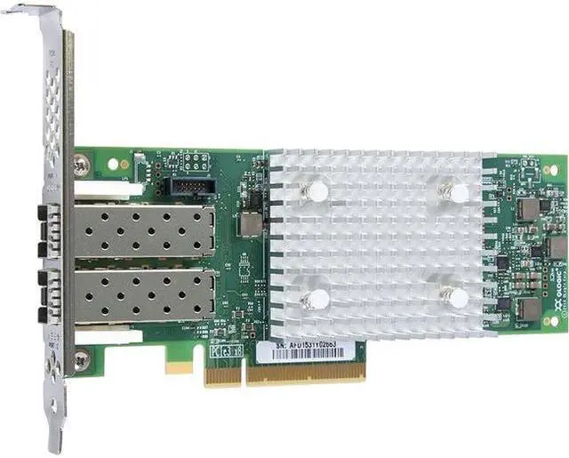 Main image of QLogic QLE2742-SR-CK QLE2742 Dual-port Gen 6 Fibre Channel, Low Profile PCIe Card