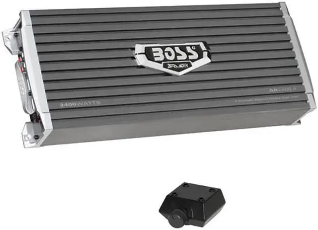 Alt view image 18 of 20 - New Boss Ar2400.4 2400 Watt 4 Channel Car Amplifier Car Audio Car Amp
