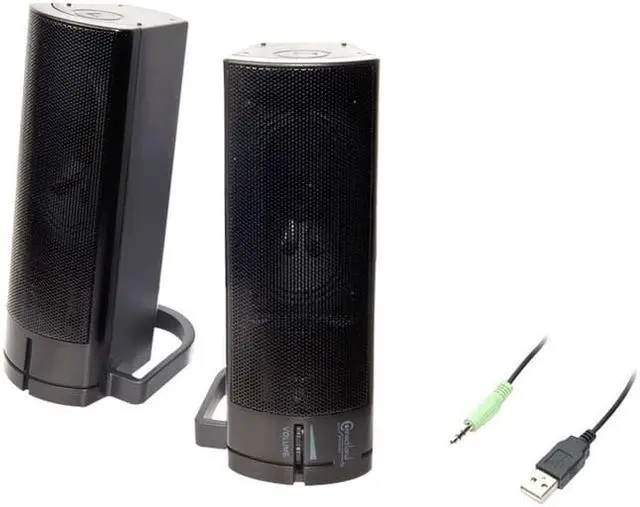 Alt view image 9 of 9 - Connectland USB Online Gaming Stereo Speaker w/ Magnetic Design 2 x 2.5 W Black