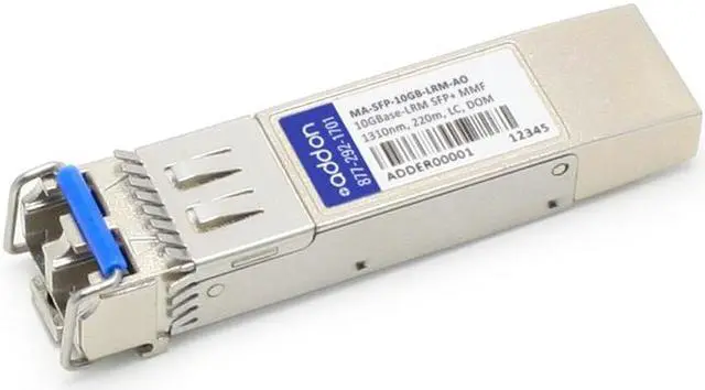 Alt view image 4 of 8 - AddOn Cisco Meraki MA-SFP-10GB-LRM Compatible TAA Compliant 10GBase-LRM SFP+ Transceiver (MMF, 1310nm, 220m, LC, DOM)