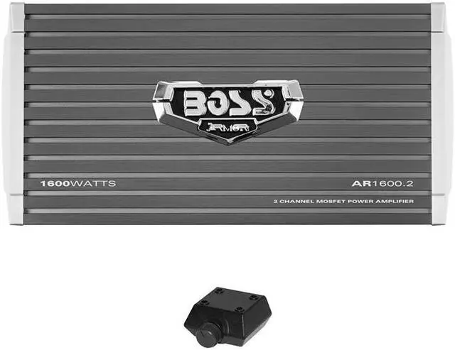 Alt view image 14 of 20 - New Boss Ar1600.2 1600 Watt 2 Channel Car Amplifier Car Audio Car Amp Class A/B