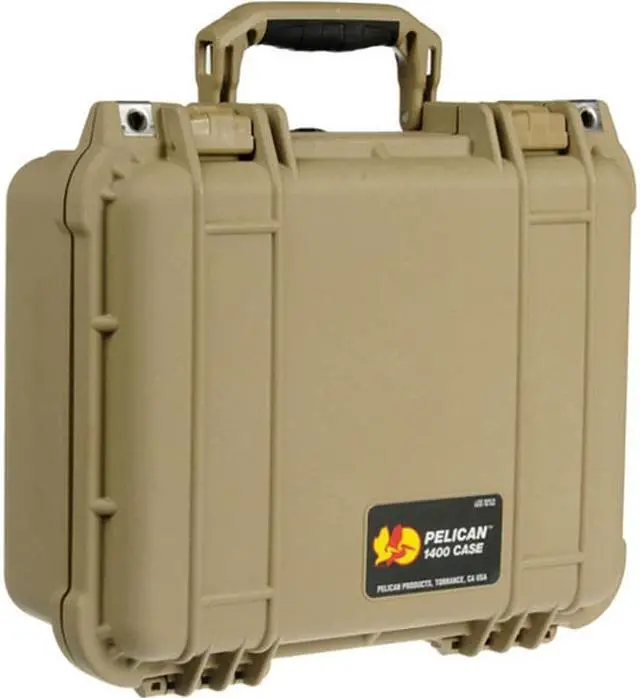 Alt view image 7 of 16 - Pelican 1400 Protector Case Tn 1400 Tan