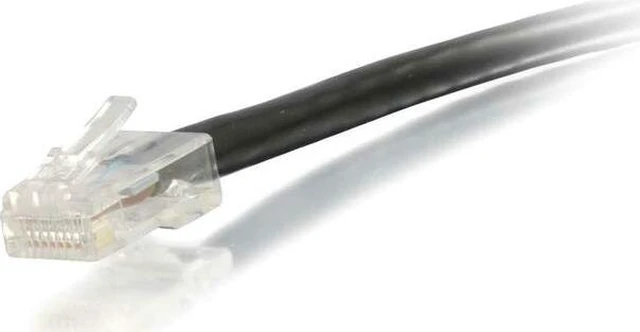 Main image of C2G 04119 Cat6 Cable - Non-Booted Unshielded Ethernet Network Patch Cable, Black (20 Feet, 6.09 Meters)