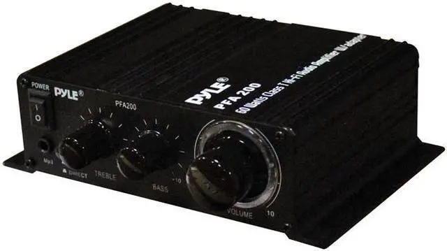 Alt view image 4 of 9 - Pyle Pfa200 60-Watt Class-T Hi-Fi Audio Amplifier With Ac Adapter