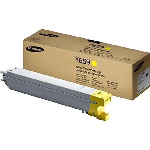 Alt view image 6 of 7 - Yellow Toner Cartridge for Samsung CLT-Y659S MultiXpress CLX-8640ND, MultiXpress CLX-8650ND, Genuine Samsung Brand