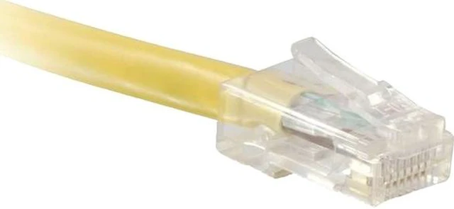 Main image of ENET C5E-YL-NB-5-ENC CAT5E YELLOW 5FT NO BOOT PATCH CABLE - ENET Cat5e Yellow 5 Foot Non-Booted (No Boot) (UTP) High-Quality Network Patch Cable RJ45 to RJ45 - 5Ft
