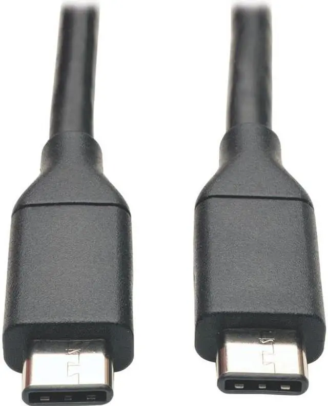 Alt view image 4 of 9 - Tripp Lite U420-003 Black USB 3.1 Gen 1 (5 Gbps) Cable, USB Type-C (USB-C)