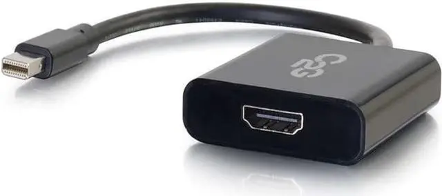 Alt view image 5 of 5 - C2g Mini Displayport To Hdmi Active Adapter Converter 4K 30Hz - White