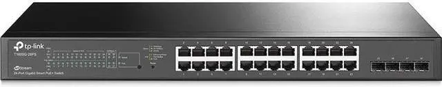 Alt view image 15 of 18 - TP-LINK T1600G-28PS 24Port Gigabit Smart PoE Switc