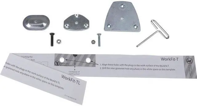 Alt view image 4 of 10 - Ergotron LX - Mounting component (grommet mount) - steel - zinc-plated