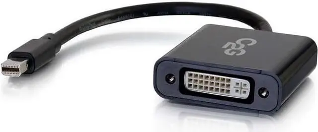 Alt view image 5 of 5 - C2g Mini Displayport To Dvi Adapter - Mini Dp To Dvi-D Active Converter - Black