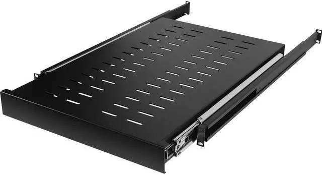Alt view image 10 of 17 - CyberPower CRA50003 1U Sliding Carbon Rack Shelf
