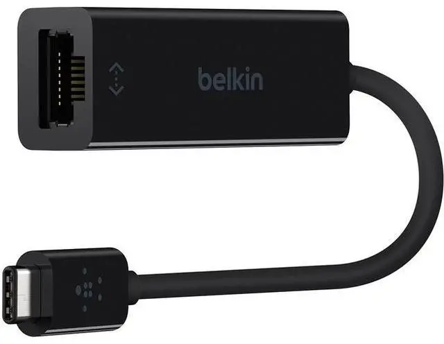 Alt view image 2 of 8 - Belkin USB-C to Gigabit Ethernet Adapter (USB Type-C)