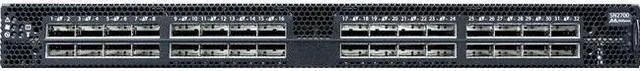 Alt view image 3 of 6 - Spectrum based 100GbE 1U Open Ethernet Switch with MLNX-OS, 32 QSFP28 ports, 2 Power Supplies (AC), Standard depth, x86 CPU, P2C airflow, Rail Kit, RoHS6