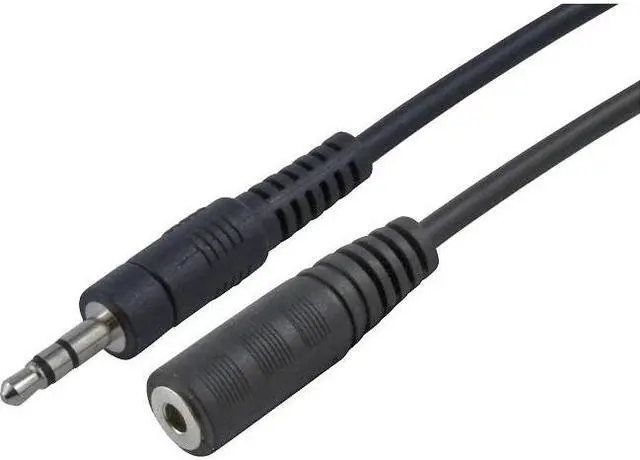 Alt view image 2 of 8 - 4XEM 4X35MF15 4XEM 15FT 3.5MM Stereo Mini Jack M/F Headphone Extension Cable - Mini-phone for Audio Device, Headphone - Extension Cable - 15 ft - 1 x Mini-phone Female Stereo Audio - 1 x Mini-phone