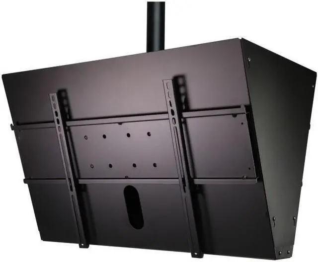 Alt view image 2 of 8 - Peerless Industries Back-to-back Ceiling Mount With Media Player Storage For 40-65 Flat Panel Disp
